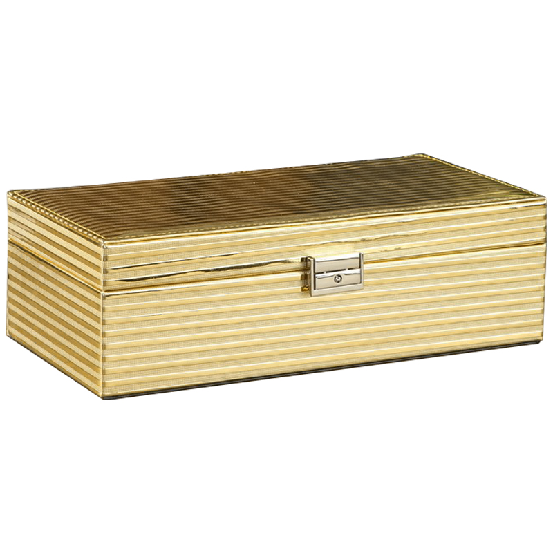 Шкатулка Afira Jewerly Organizer Box Золотой Шкатулка Afira Jewerly Organizer Box Золотой в Орле | Loft Concept