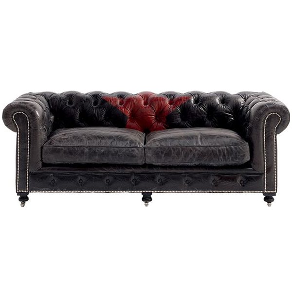 Диван Rebel Mao Red Star Черный Диван Rebel Mao Red Star Черный в Орле | Loft Concept