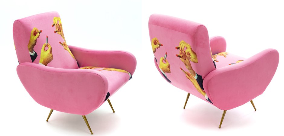 Кресло Seletti Armchair Lipsticks Pink Кресло Seletti Armchair Lipsticks Pink - Loft-Concept в Орле