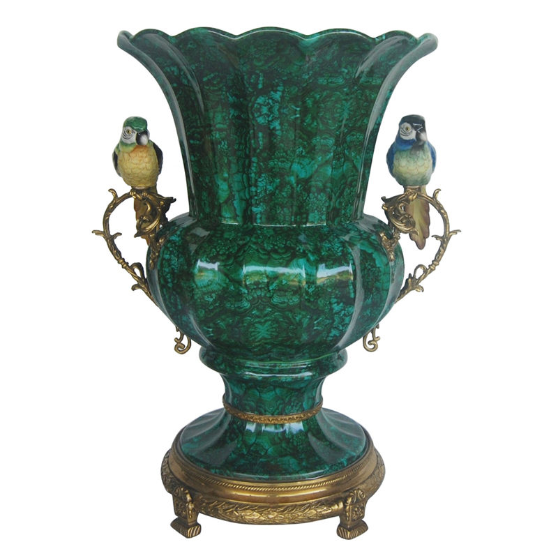 Ваза Joel Malachite Vase Малахит в Орле | Loft Concept 