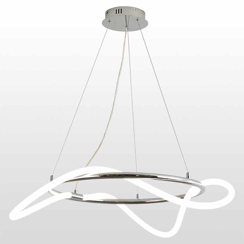 Люстра Luke Lampco Tracer Chandelier Chrome 60 Белый Хром Люстра Luke Lampco Tracer Chandelier Chrome 60 Белый Хром в Орле | Loft Concept
