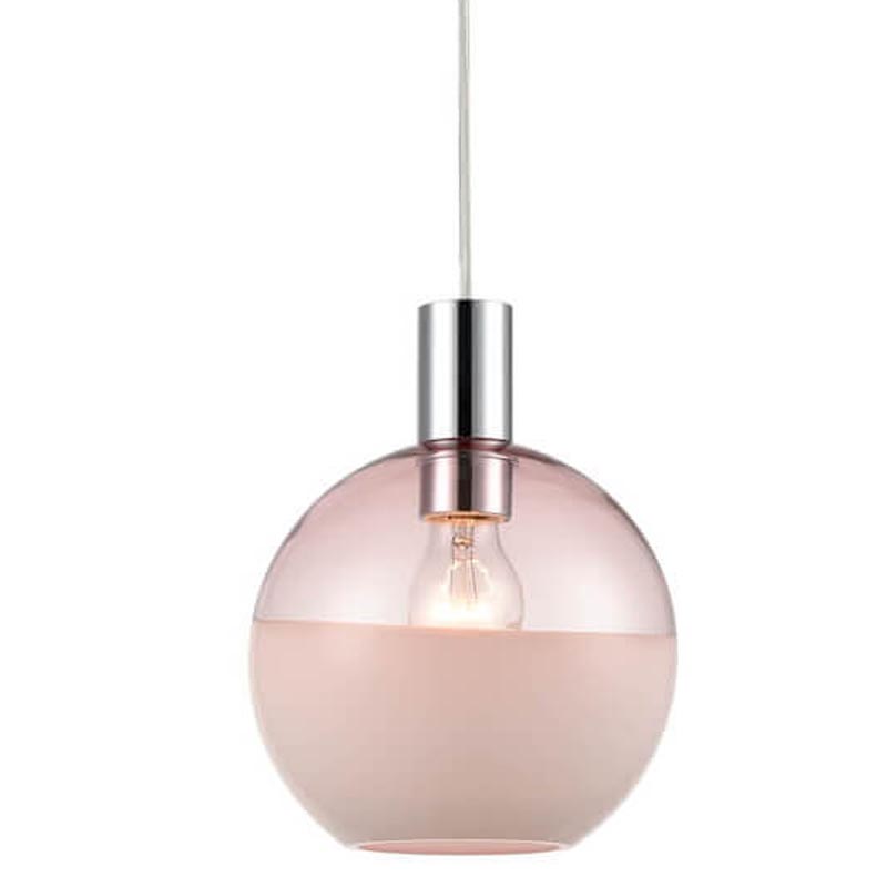 Подвесной светильник Rachel pink Хром Розовый Подвесной светильник Rachel pink Хром Розовый в Орле | Loft Concept