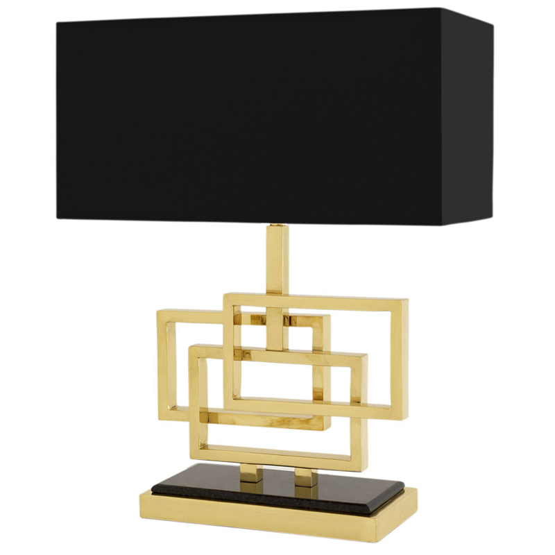 Настольная лампа Eichholtz Table Lamp Windolf Brass Латунь Черный Настольная лампа Eichholtz Table Lamp Windolf Brass Латунь Черный в Орле | Loft Concept