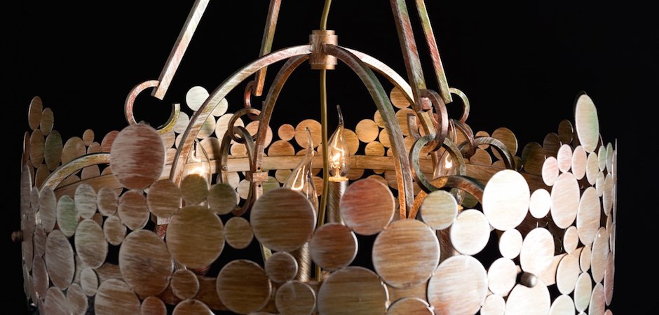 Люстра Round Iron Shod Chandelier Люстра Round Iron Shod Chandelier - Loft-Concept в Орле