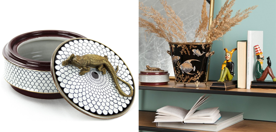 Шкатулка Box Bronze Lizard Шкатулка Box Bronze Lizard - Loft-Concept в Орле