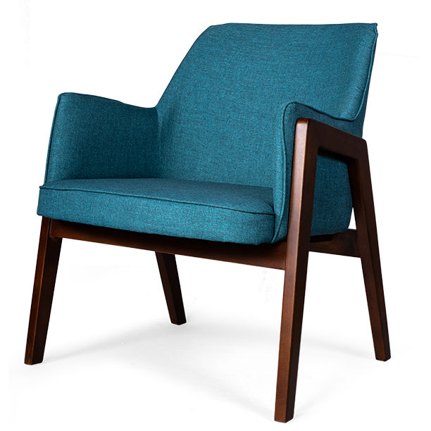 Кресло Gregory blue Светло-синий Коричневый Кресло Gregory blue Светло-синий Коричневый в Орле | Loft Concept