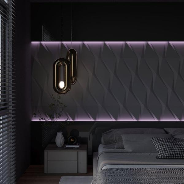 Гипсовая 3D Панель FLOCK  в Орле | Loft Concept 