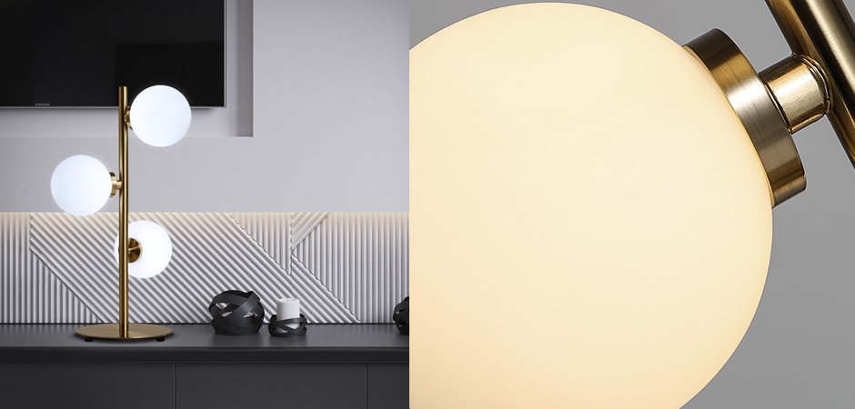 Настольная лампа Bubble Chandelier Table Lamp Настольная лампа Bubble Chandelier Table Lamp - Loft-Concept в Орле
