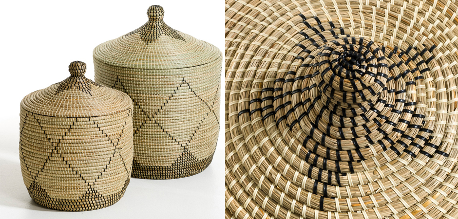 Ваза с крышкой Wicker Vase With Lid Ваза с крышкой Wicker Vase With Lid - Loft-Concept в Орле