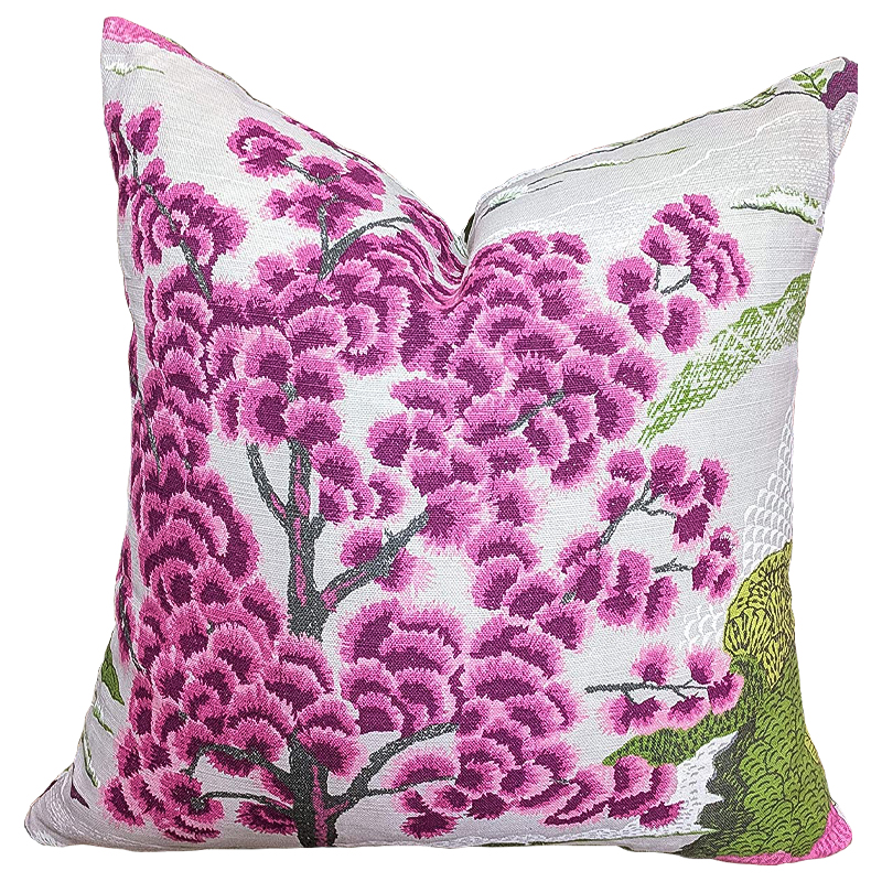 Подушка Purple Inflorescences Лиловый Белый Подушка Purple Inflorescences Лиловый Белый в Орле | Loft Concept