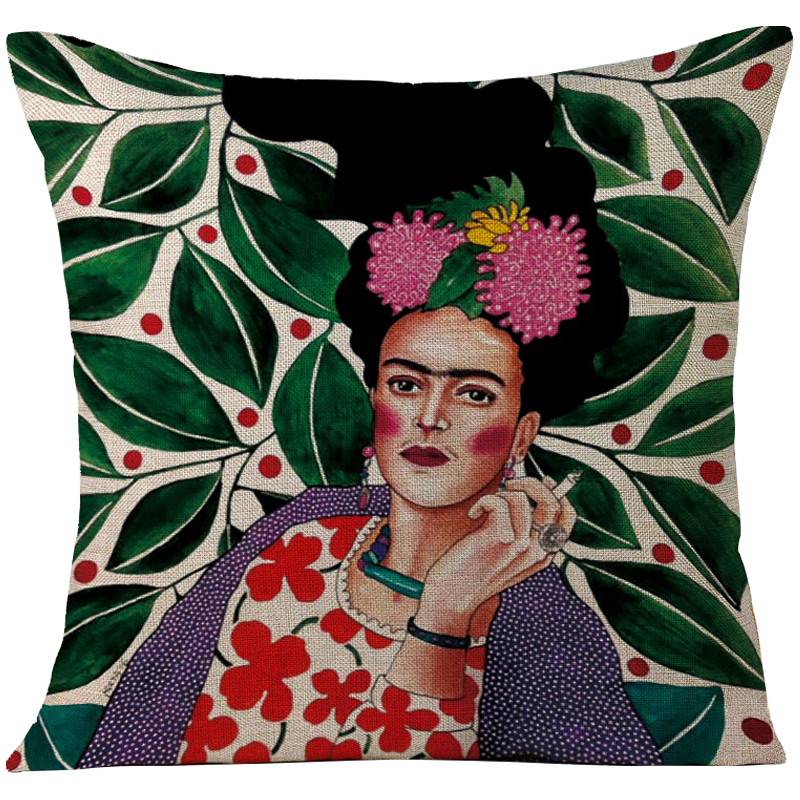 Декоративная подушка Frida Kahlo 13 Мульти Декоративная подушка Frida Kahlo 13 Мульти в Орле | Loft Concept
