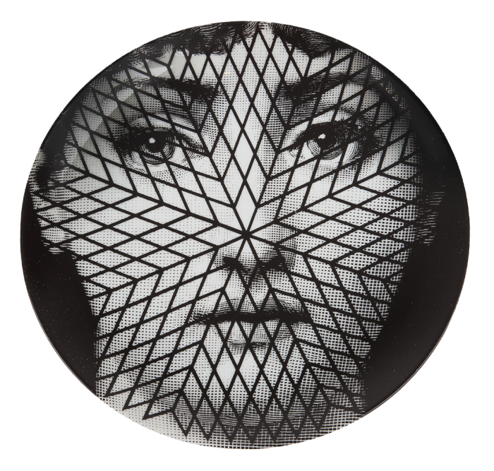 Декоративная тарелка Fornasetti 294 Черный Декоративная тарелка Fornasetti 294 Черный в Орле | Loft Concept