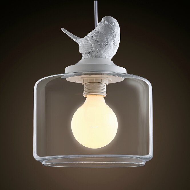 Подвесной светильник Provence Bird Pendant Белый Подвесной светильник Provence Bird Pendant Белый в Орле | Loft Concept