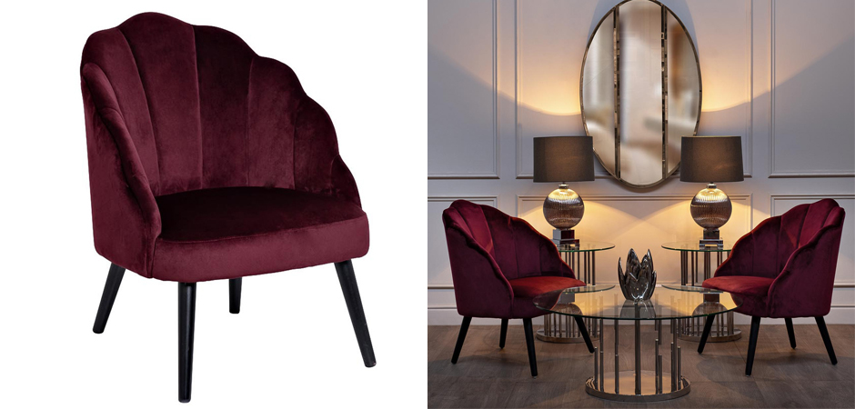 Кресло FolioFlower Armchair burgundy Кресло FolioFlower Armchair burgundy - Loft-Concept в Орле