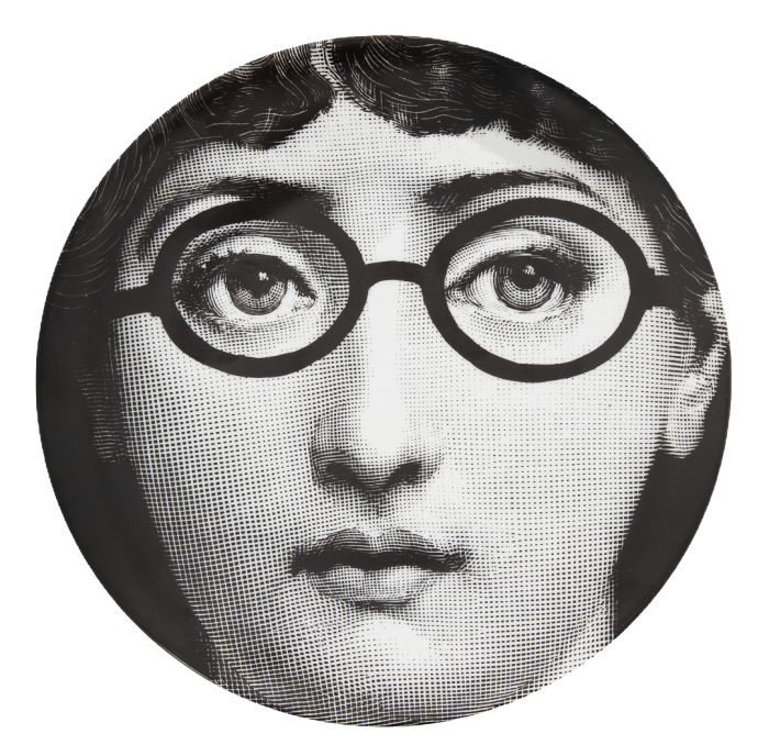 Декоративная тарелка Fornasetti 026 Черный Декоративная тарелка Fornasetti 026 Черный в Орле | Loft Concept