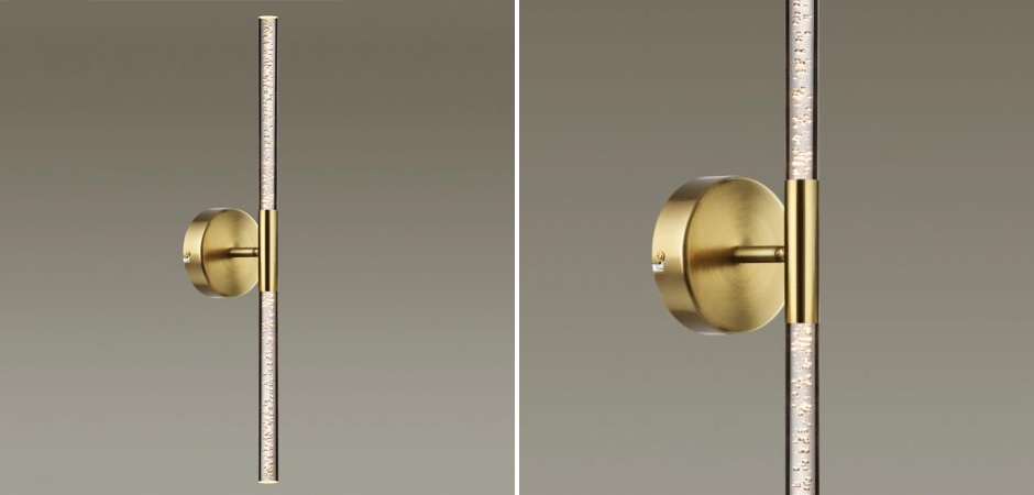Бра Trumpet tube Two-way Золотое Бра Trumpet tube Two-way Золотое - Loft-Concept в Орле