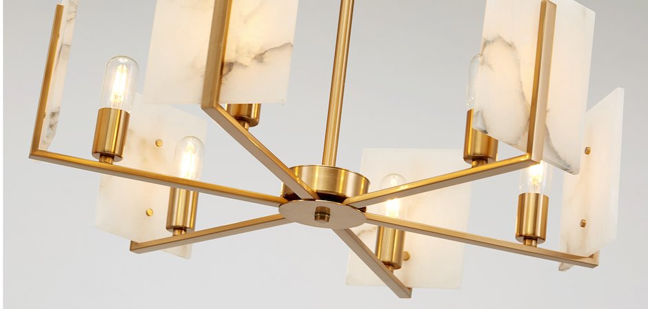 Люстра Marble square Chandelier Люстра Marble square Chandelier - Loft-Concept в Орле