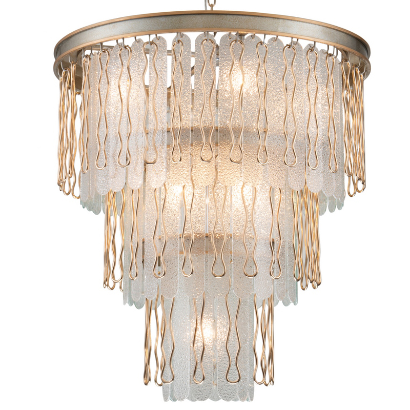 Люстра Abel Chandelier 67 Золотой Серебряный Прозрачный Люстра Abel Chandelier 67 Золотой Серебряный Прозрачный в Орле | Loft Concept