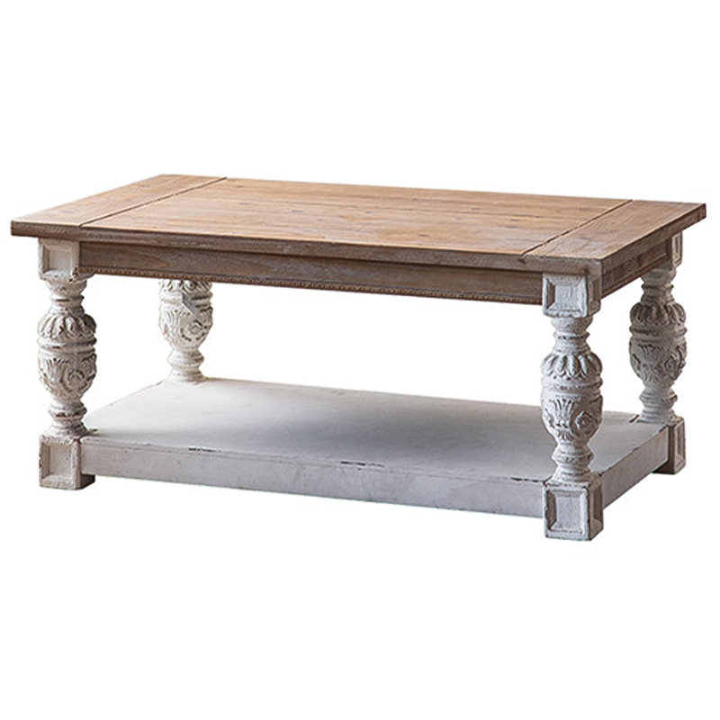 Кофейный стол Garland Provence Coffee Table Белый Древесина в Орле | Loft Concept 