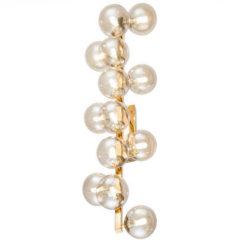 Бра Berries Chandelier Amber 13 Глянцевое золото Янтарь (Amber) в Орле | Loft Concept 