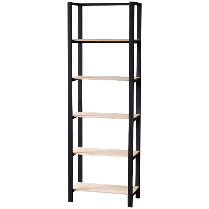 Стеллаж Caiden Industrial Metal Rust Rack Черный Древесина Стеллаж Caiden Industrial Metal Rust Rack Черный Древесина в Орле | Loft Concept