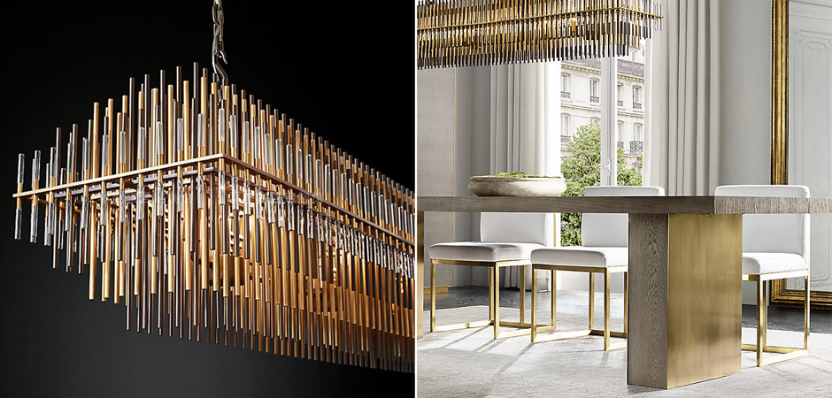 Люстра Restoration Hardware Emile Linear Chandelier Люстра Restoration Hardware Emile Linear Chandelier - Loft-Concept в Орле