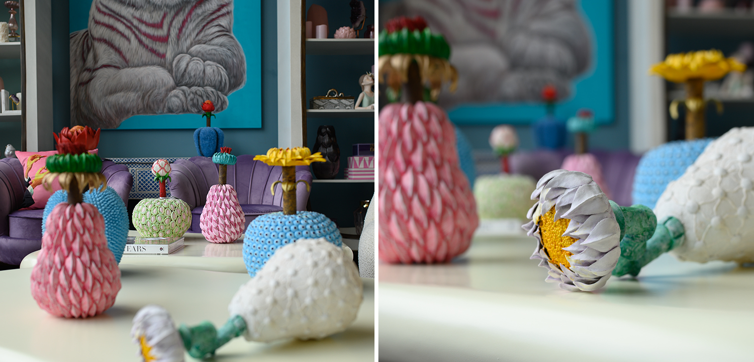 Статуэтка тропический фрукт Tropical Fruit purple - фото №1