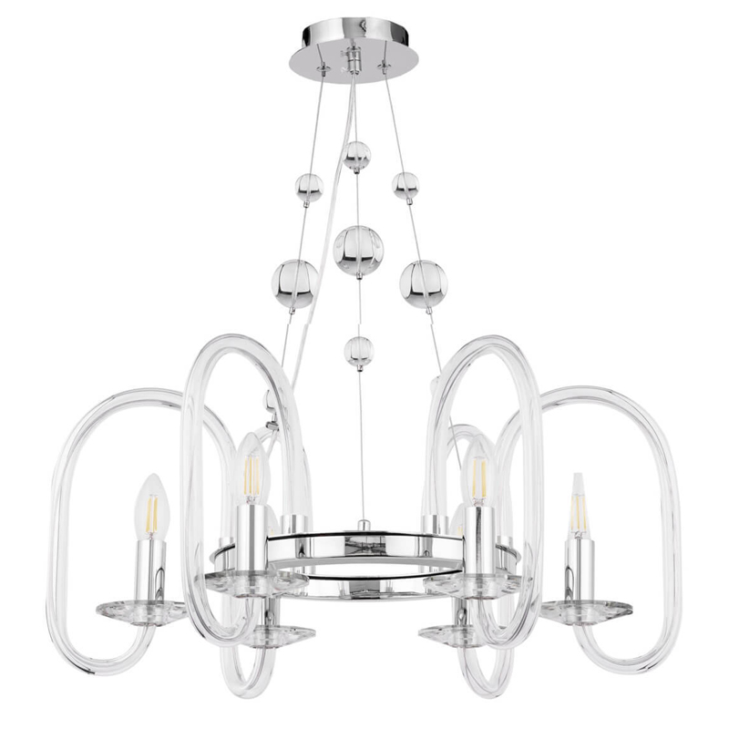 Люстра Destiny Chandelier Хром Люстра Destiny Chandelier Хром в Орле | Loft Concept