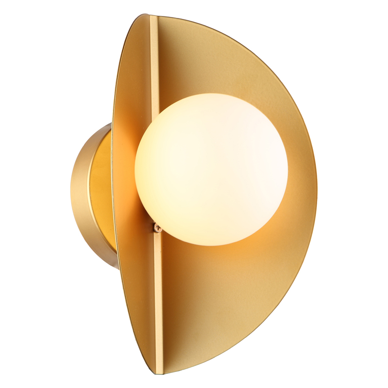 Бра Pascal Sconce Белый Золотой Бра Pascal Sconce Белый Золотой в Орле | Loft Concept