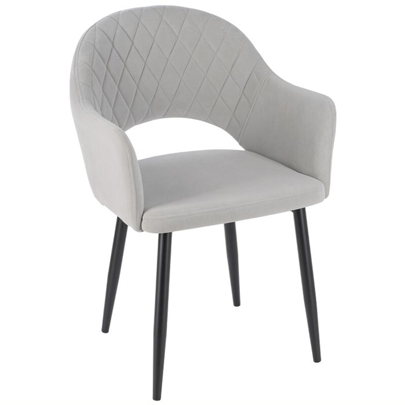 Стул Giotto Chair Светло-серый Черный Стул Giotto Chair Светло-серый Черный в Орле | Loft Concept