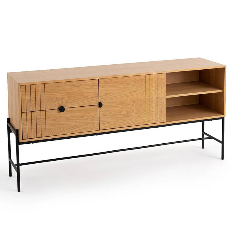 Комод в стиле лофт Domar Chest of Drawers Древесина Черный в Орле | Loft Concept 