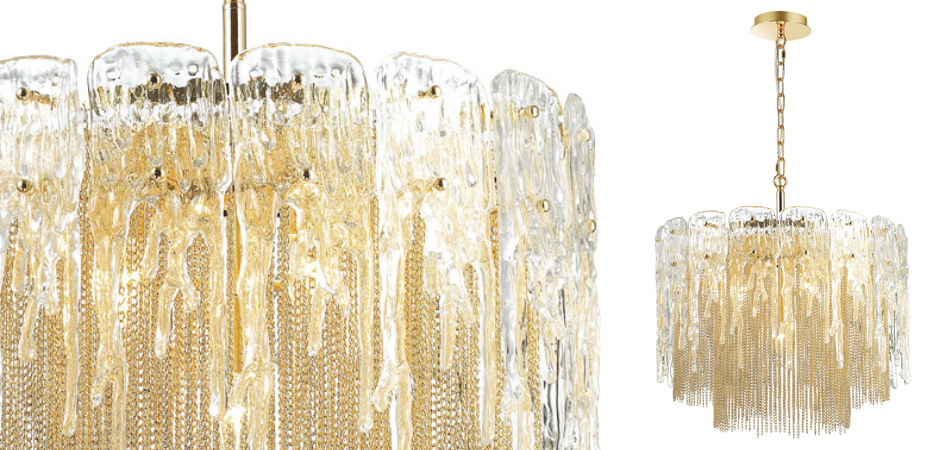 Люстра Ice and Gold Chains - Loft-Concept в Орле