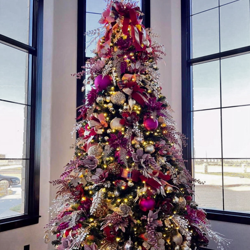 Дизайнерская Елка Премиум украшенная Лиловым Декором Christmas Tree Lilac Premium Лиловый Серебряный Дизайнерская Елка Премиум украшенная Лиловым Декором Christmas Tree Lilac Premium Лиловый Серебряный в Орле | Loft Concept