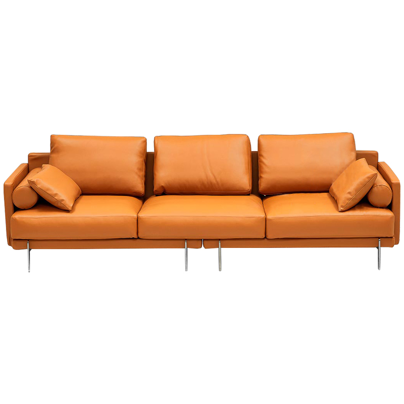 Диван Mosley Orange Sofa Оранжевый Оранжевый Диван Mosley Orange Sofa Оранжевый Оранжевый в Орле | Loft Concept