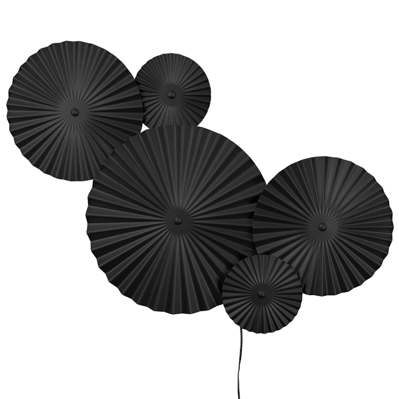 Wall lamp Omega BLACK Черный Wall lamp Omega BLACK Черный в Орле | Loft Concept