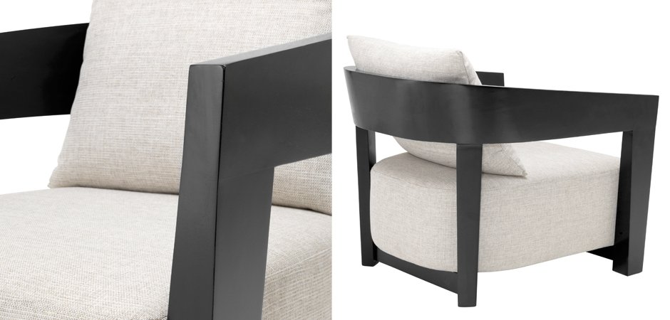 Кресло Eichholtz Chair Rubautelli Black Кресло Eichholtz Chair Rubautelli Black - Loft-Concept в Орле