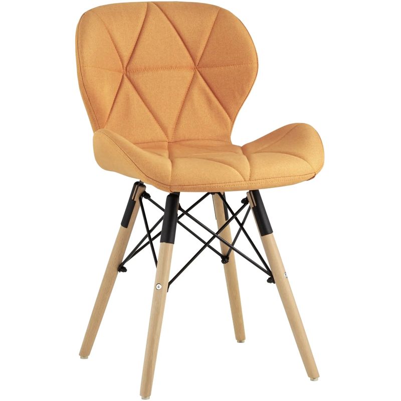 Стул Jeroen Chair Рогожка Оранжевый Цвет Оранжевый Древесина Черный Стул Jeroen Chair Рогожка Оранжевый Цвет Оранжевый Древесина Черный в Орле | Loft Concept
