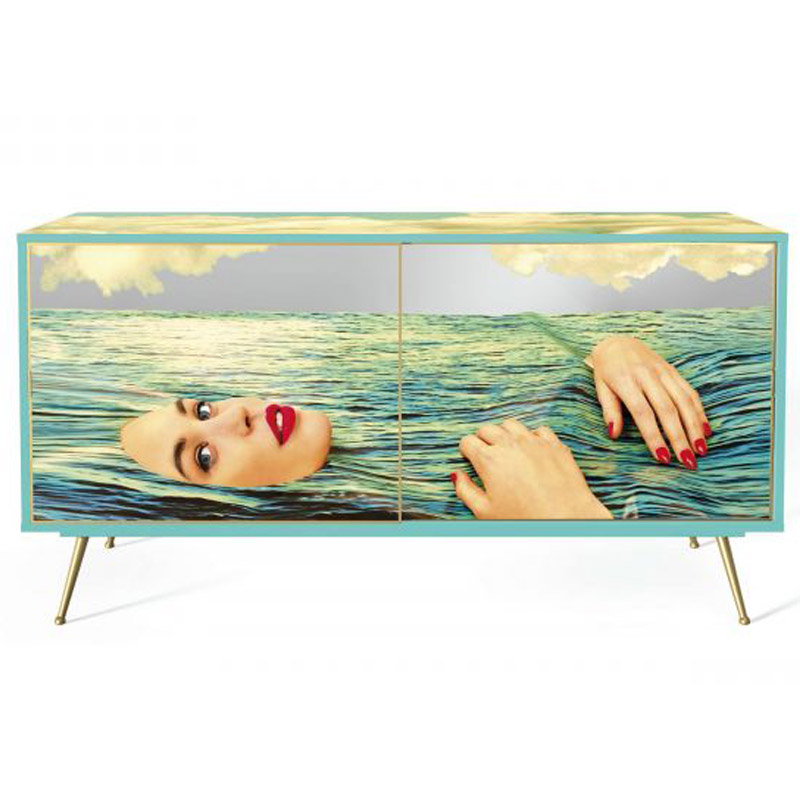 Комод Seletti Cabinet Sliding Door Sea Girl Мульти Золотой Шампань Комод Seletti Cabinet Sliding Door Sea Girl Мульти Золотой Шампань в Орле | Loft Concept