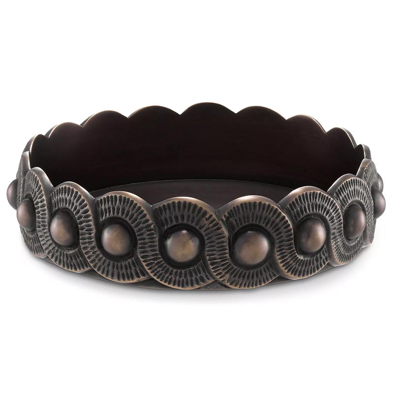 Пепельница Eichholtz Ashtray Palmeral Бронза Темная бронза винтаж Пепельница Eichholtz Ashtray Palmeral Бронза Темная бронза винтаж в Орле | Loft Concept
