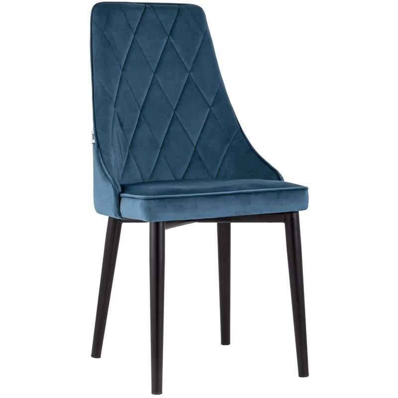 Стул Versailles Chair Синий Велюр Синий Черный Стул Versailles Chair Синий Велюр Синий Черный в Орле | Loft Concept