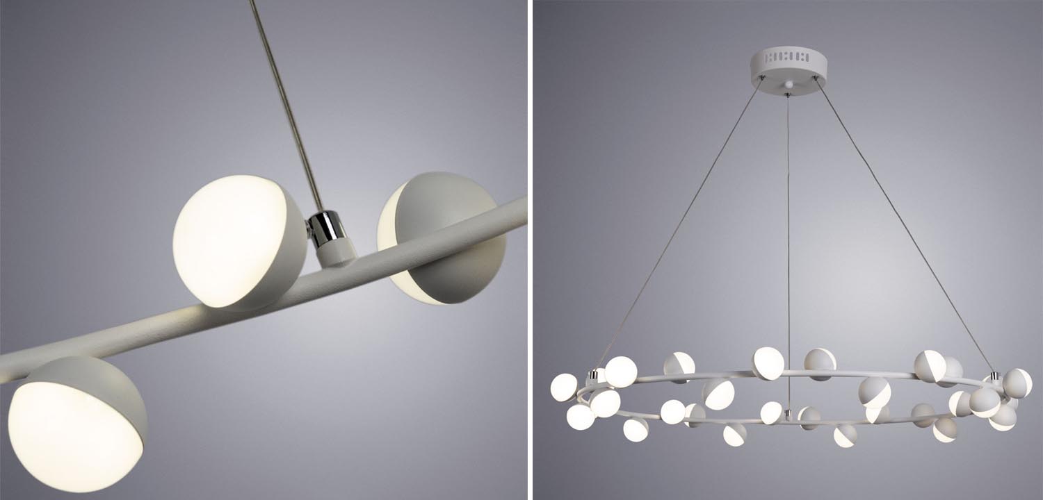 Люстра Vilelme Chandelier white 80 - фото