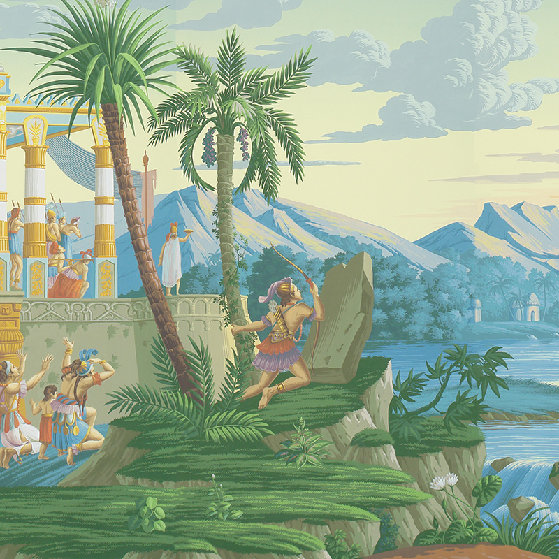 Обои ручная роспись The Incas Special Colourway on scenic paper Обои ручная роспись The Incas Special Colourway on scenic paper в Орле | Loft Concept