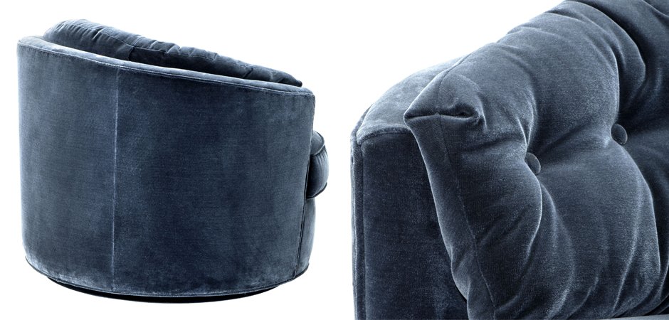 Кресло Eichholtz Chair Recla Blue Кресло Eichholtz Chair Recla Blue - Loft-Concept в Орле