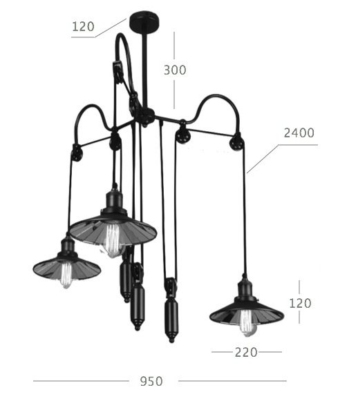 Люстра Loft Cone Pendant Reflector Balance 3 в Орле