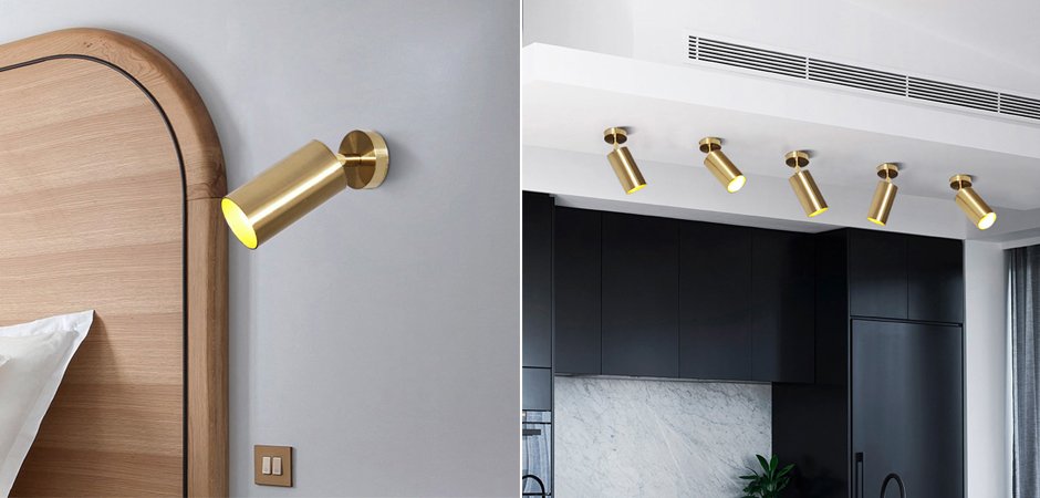 Спот GMCA01 Gold Ceiling Light Спот GMCA01 Gold Ceiling Light - Loft-Concept в Орле