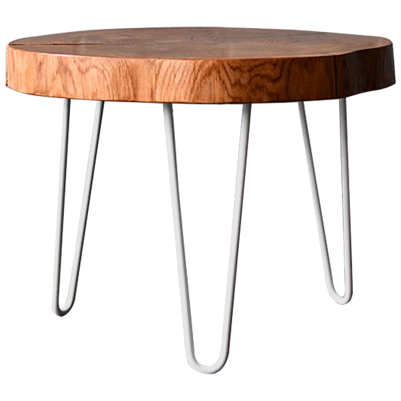 Кофейный стол Layan Industrial Metal Rust Coffee Table Белый Коричневый Кофейный стол Layan Industrial Metal Rust Coffee Table Белый Коричневый в Орле | Loft Concept