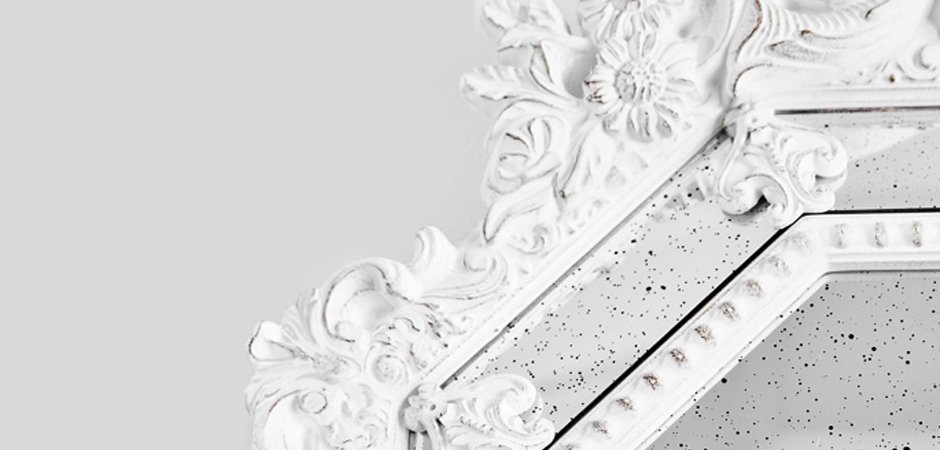 Зеркало Antique ornament White Зеркало Antique ornament White - Loft-Concept в Орле