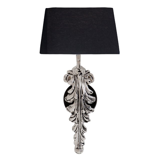 Бра Eichholtz Wall Lamp Beau Site Nickel+Black Никель Черный Бра Eichholtz Wall Lamp Beau Site Nickel+Black Никель Черный в Орле | Loft Concept