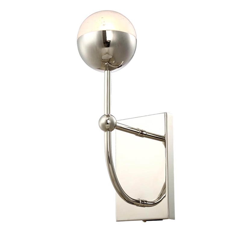 Бра Heidy Nickel Wall Lamp Никель Бра Heidy Nickel Wall Lamp Никель в Орле | Loft Concept