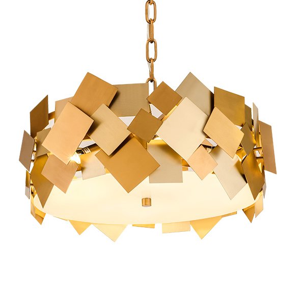 Люстра Gold Plate Chandelier 4 Люстра Gold Plate Chandelier 4 в Орле | Loft Concept
